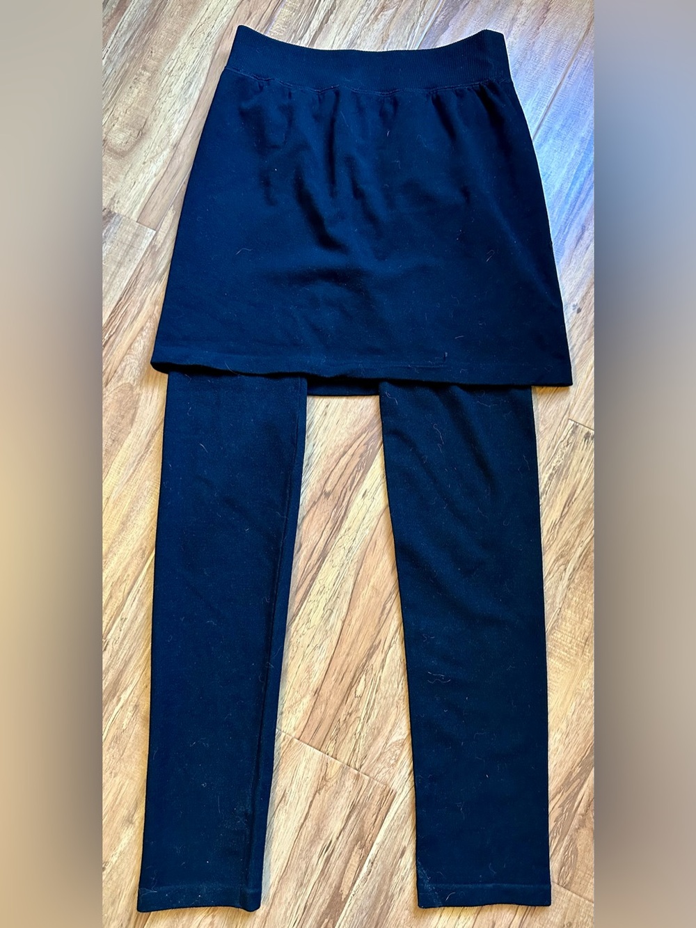 Black Skorted Leggings - Classic Everyday Style